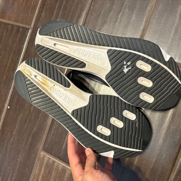 Adidas Adizero SL2 Shoes Mens 9.5 Womens 11 Black Athletic Running Sneakers - Picture 7 of 8